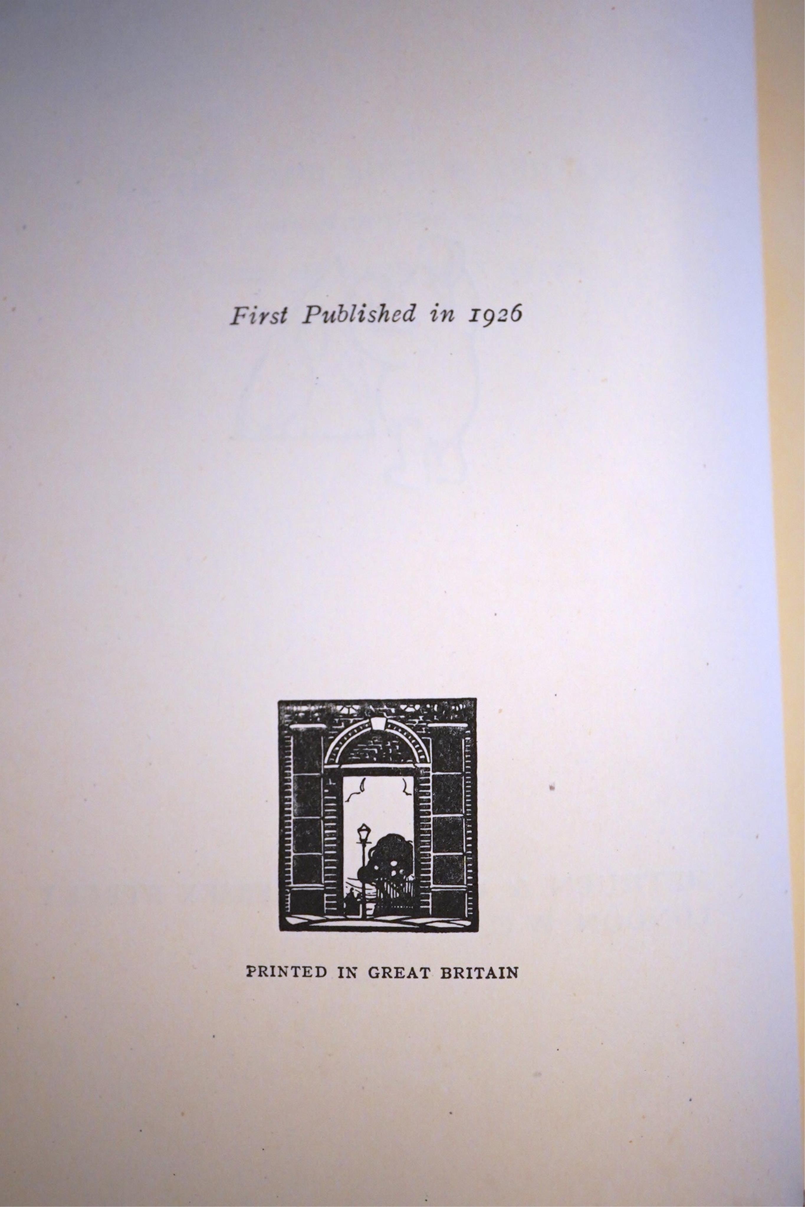 Milne, A. A. - Winnie-the-Pooh, decorations by E. H. Shepard. London: 1st edition, 1st impression, 8vo, original green pictorial cloth gilt, top edge gilt, pictorial endpapers, illustrations throughout the text, dust jac